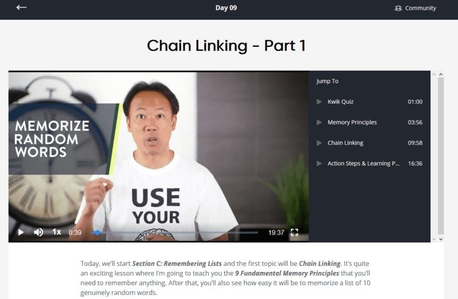 Day 9 Of Superbrain Quest: Jim Kwik Teaches Chain Linking