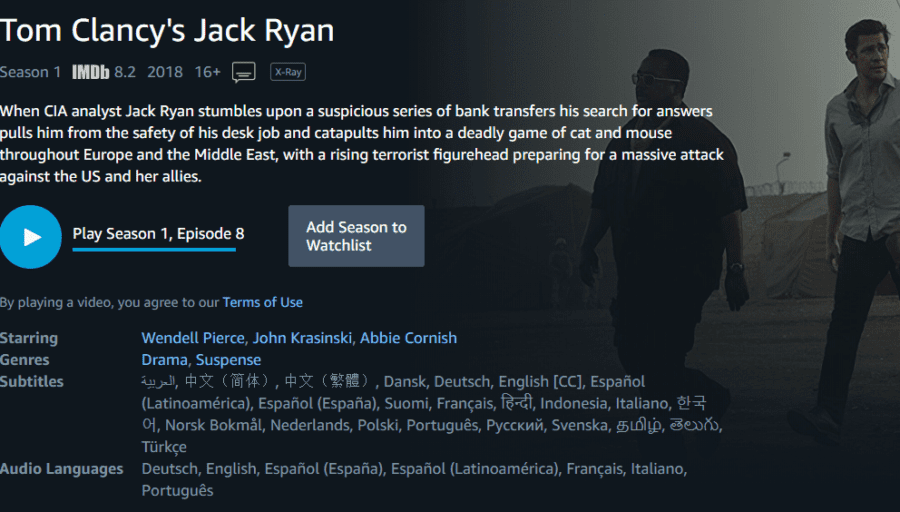 Prime Video Jack Ryan