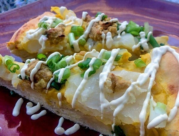 Vegan Perogy Pizza: Something I Could Make Every Day Vegan Perogy Pizza: Something I Could Make Every Day