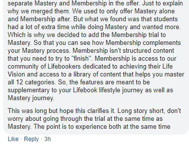 LIfebook Mastery And Membership combined