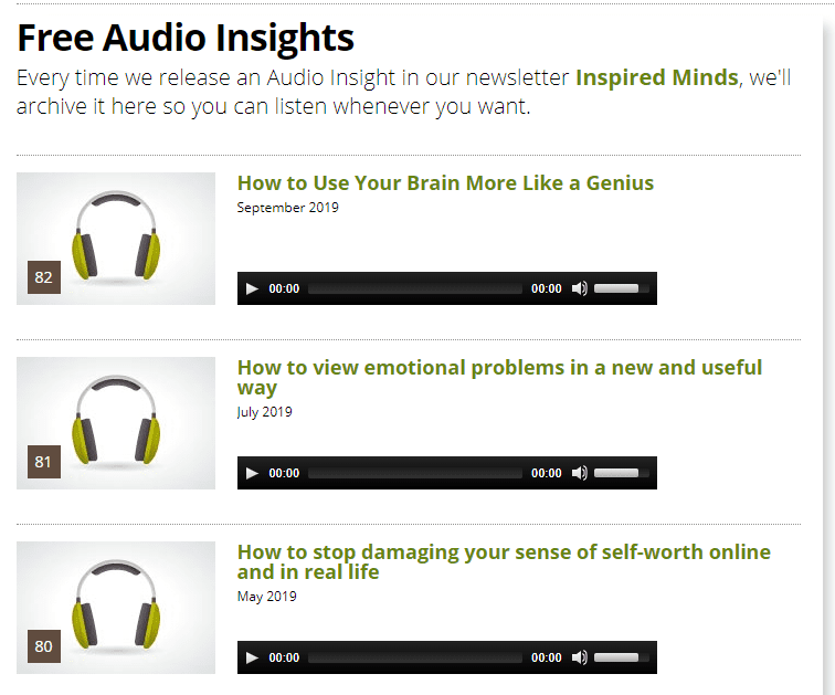 Hypnosis Downloads Growth Zone Audio Insights Screenshot