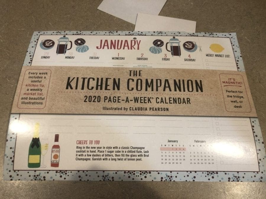 Kitchen Companion Calendar