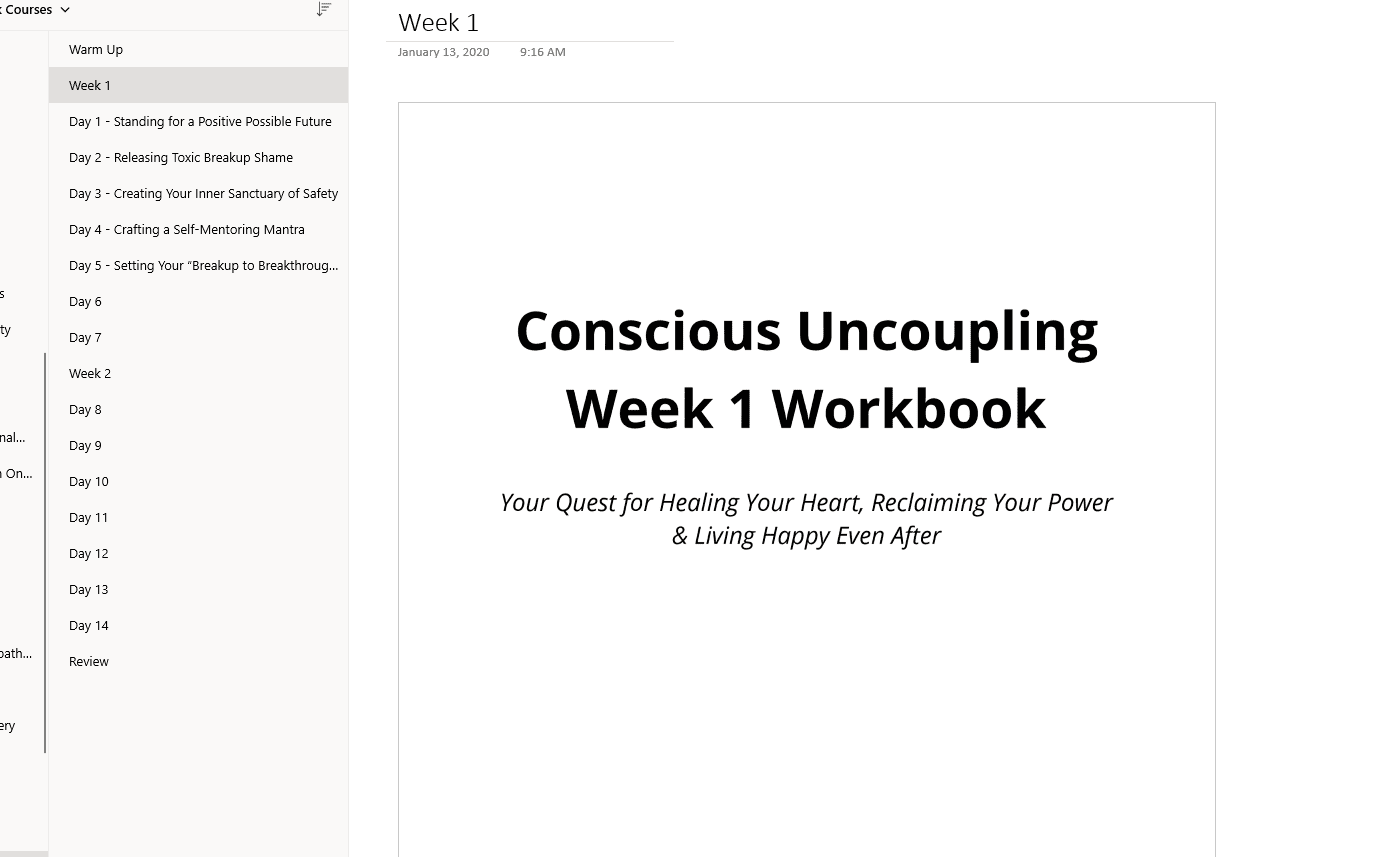 week by week notebook mindvalley quest workbook