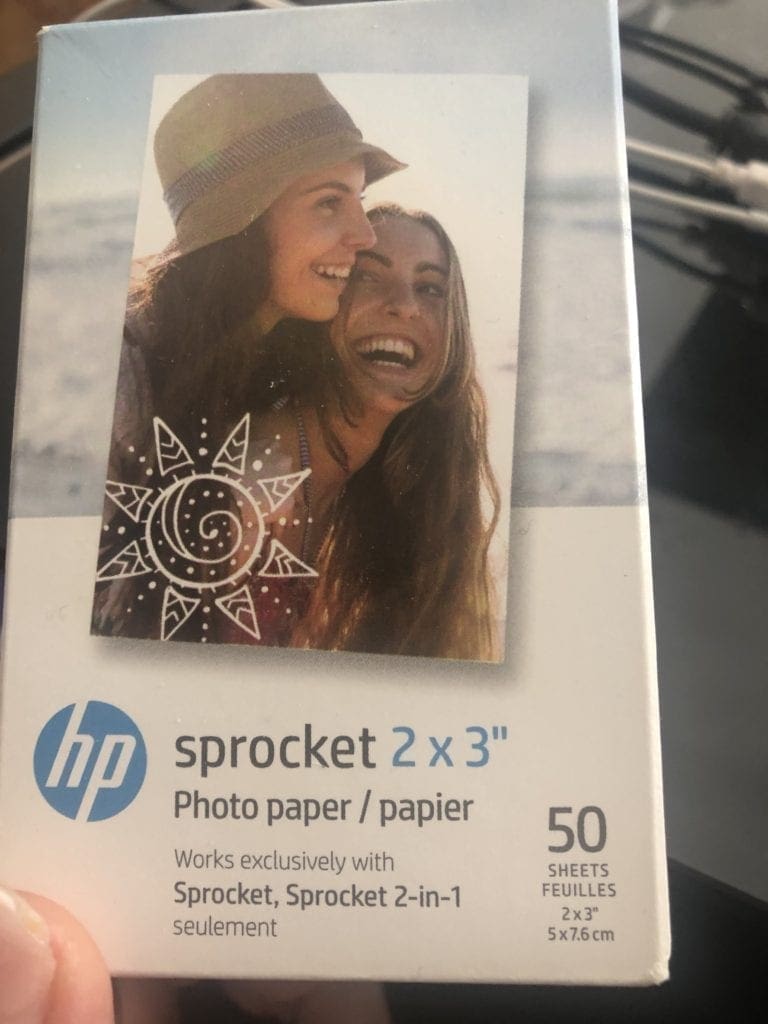 HP Papier photo HP Sprocket (50 feuilles, 5 x 7,6 cm