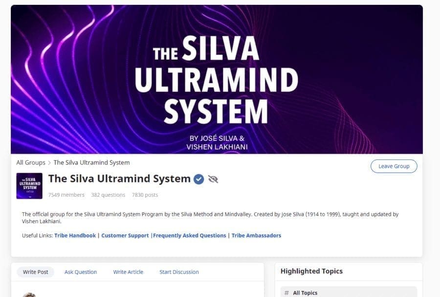 Silva Ultramind System Screenshot