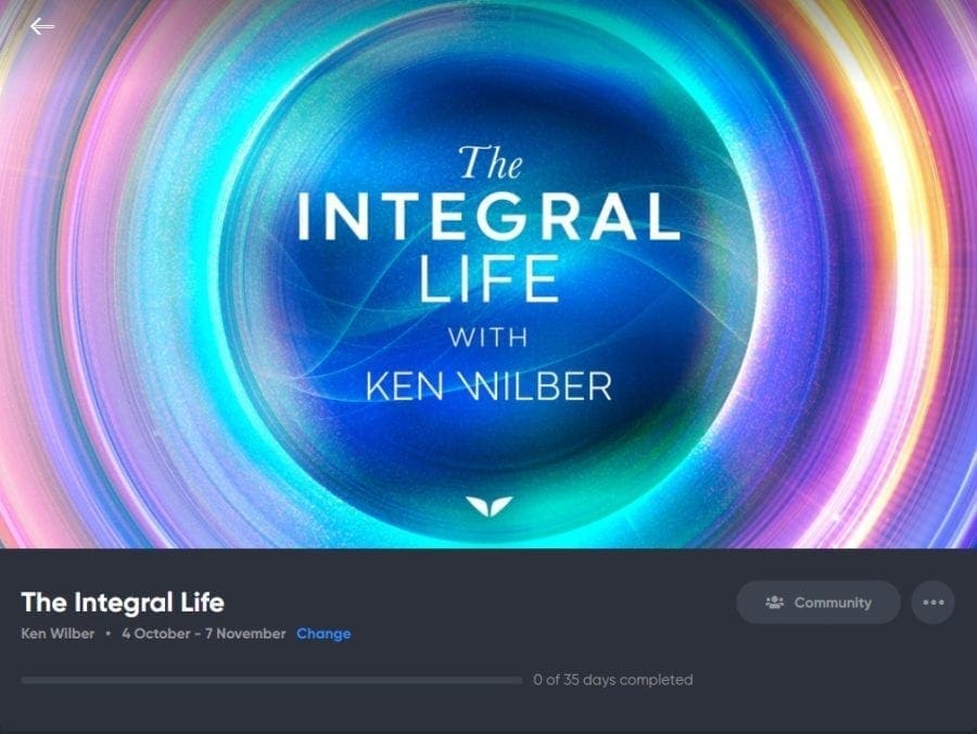 The Integral Life Ken Wilber Quest