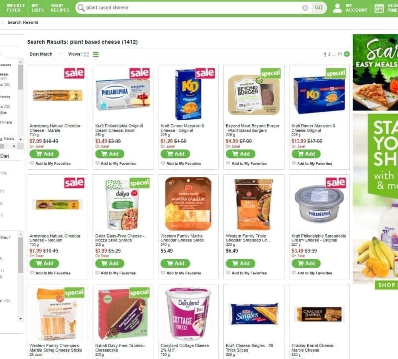 grocery store save on foods