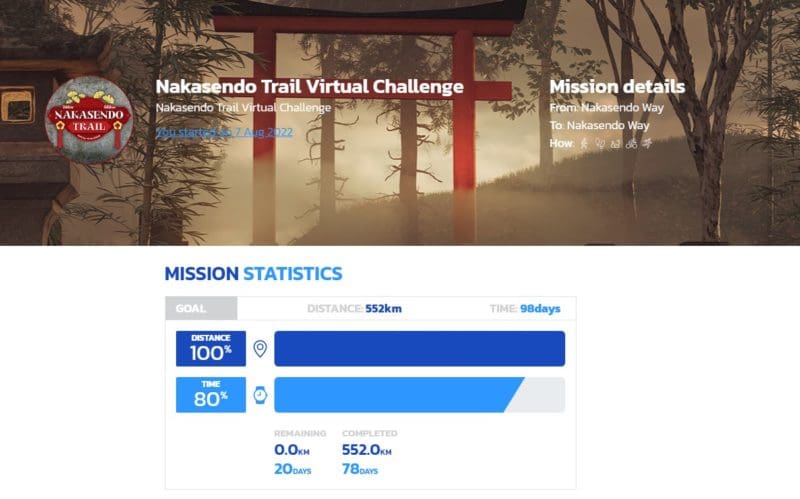 Nakasendo Trail Virtual Challenge