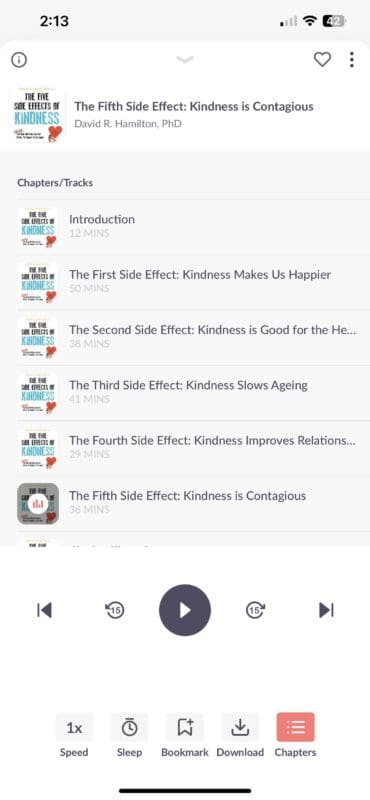 five effects of kindness review David Hamilton