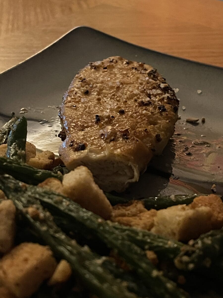 Swap chicken with green beans